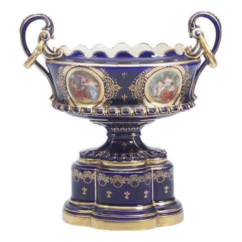 Vintage Porcelain Pot or Vase For Sale