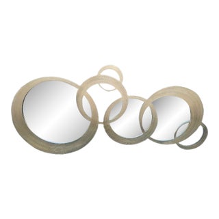 Uttermost Odiana Silver Rings Modern Mirror For Sale