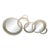 Uttermost Odiana Silver Rings Modern Mirror For Sale