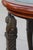 Mid-Century Egyptian Revival Style Round Stone-Top Accent Table With Sculptural Winged Griffins. For Sale - Image 10 of 12