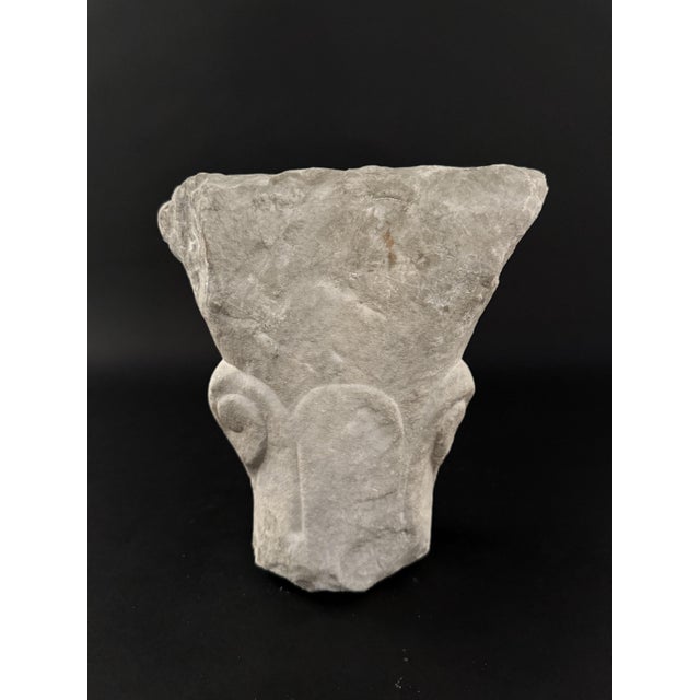Stone 12th Century Italian Romanesque Marble Capital Fragment For Sale - Image 7 of 15