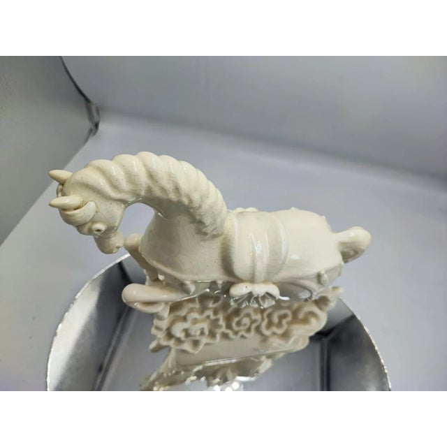 Porcelain Horse Figurine, 1920s For Sale - Image 6 of 11