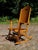 Cabin Vintage Mid Century Maple Folding Rocking Chair Rocker Clement MFG Canada For Sale - Image 3 of 18