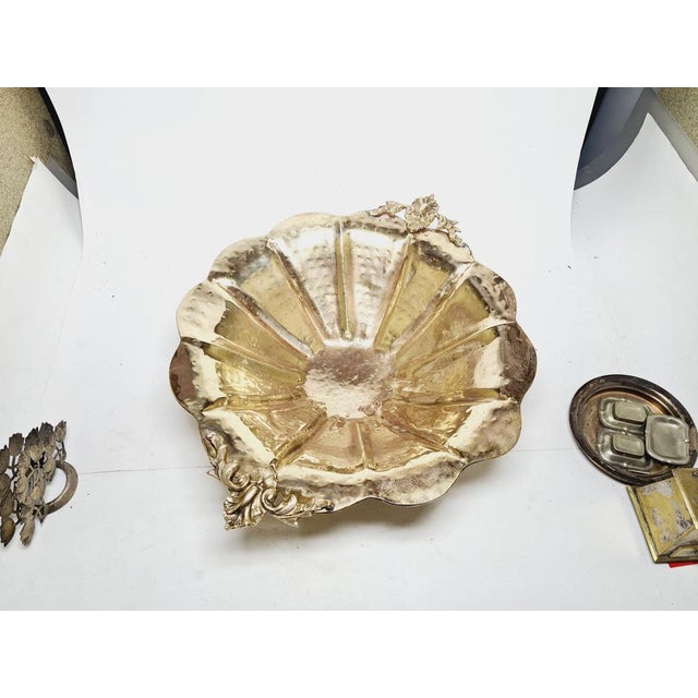Art Deco Hammered Bowl on Stand, Germany, 1930s For Sale - Image 17 of 18