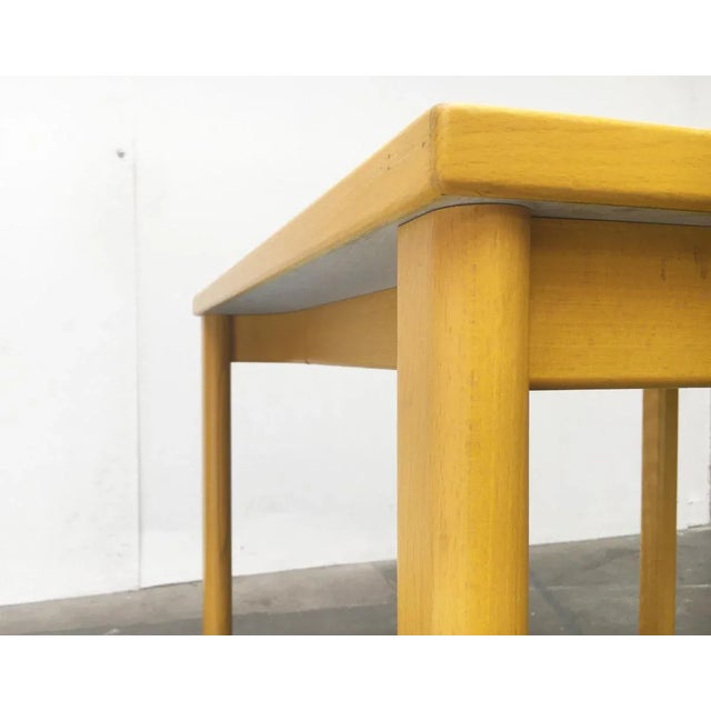 German Lotus Stacking Chairs and Table by Hartmut Lohmeyer for Kusch+Co, Set of 3 For Sale - Image 17 of 18