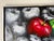 Textile Modern Maritza Still Life Apples Acrylic on Canvas Painting, Framed For Sale - Image 7 of 12