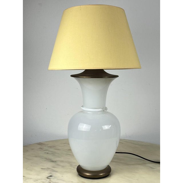 Murano Glass Table Lamps by F. Fabbian, 1970s, Set of 3 For Sale - Image 9 of 14