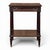 Mid-Century Modern French Mid-Century Louis XVI Style Mahogany & Brass End Table For Sale - Image 3 of 18
