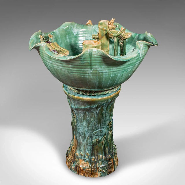 Art Deco 1980's Large Vintage Indoor Water Feature For Sale - Image 3 of 11