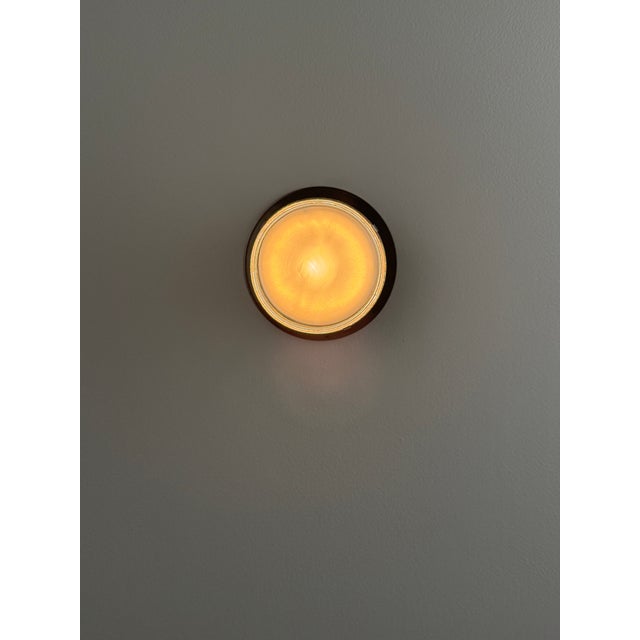 Not Yet Made - Made To Order Pair of Joe Colombo Black 'Fresnel' Glass and Metal Indoor/Outdoor Wall Lamps for Oluce For Sale - Image 5 of 13