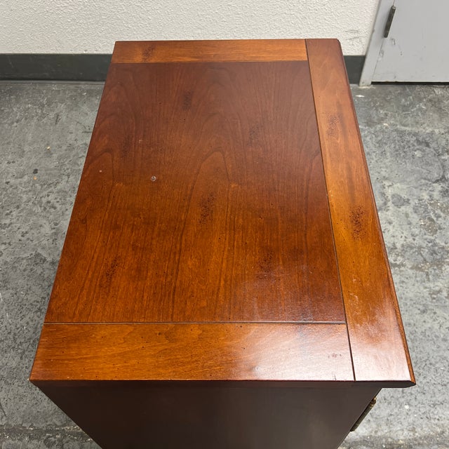 The Bombay Company Media Cabinet + Glass Doors For Sale - Image 10 of 12