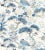 The House of Scalamandré Shenyang Linen Print Fabric, Porcelain For Sale