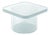 Alwa Square Three Big Side Table in Transparent by Sebastian Herkner for Pulpo For Sale