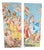 The Triumph of Bacchus and Ariadne Diptych, 1990s, Painted Canvases, Set of 2 For Sale