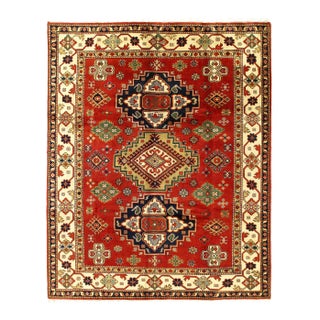 Pasargad DC Fine Hand Knotted Kazak Design Rug For Sale