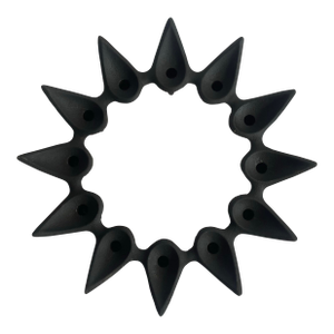 Vintage Jens Quistgaard for Dansk Cast Iron Star Burst Candlestick Holder