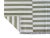 Casa Cosima Not Yet Made - Made To Order Handmade Cotton Area Rug Vegetable Dyed Olive Green and White Up Down Striped Rug-8'x10' For Sale - Image 4 of 11