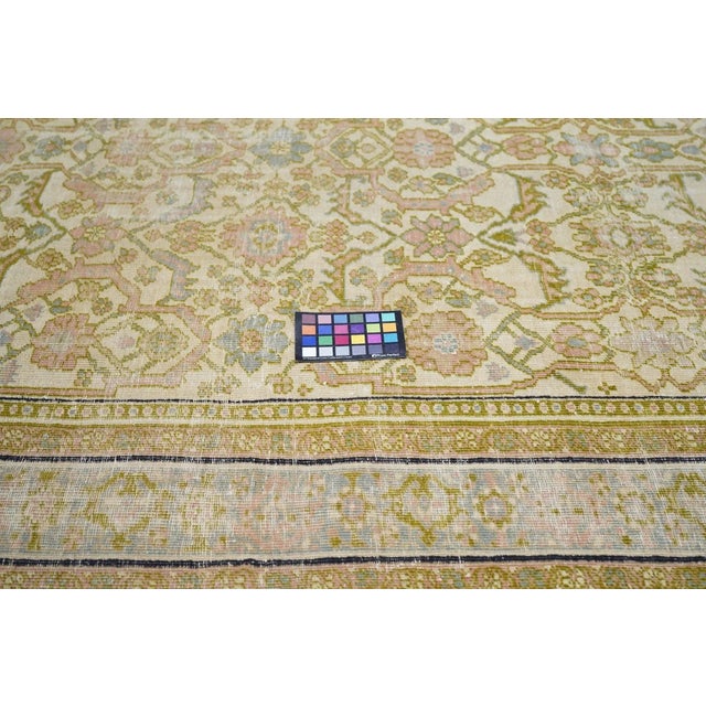 Textile Antique Sultanabad Rug 7' x 9' For Sale - Image 7 of 10