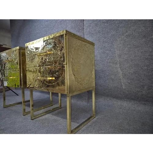 Wood Nightstands with Two Drawers by Justfurnituress, Set of 2 For Sale - Image 7 of 7