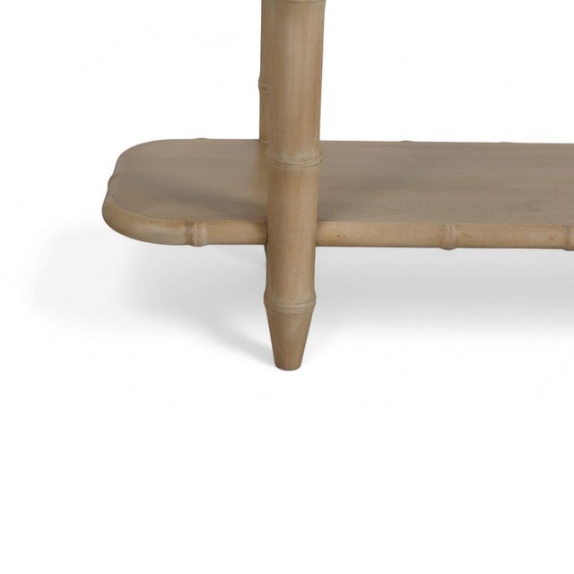 Wood Regency Console Table in Fruitwood Finish For Sale - Image 7 of 10