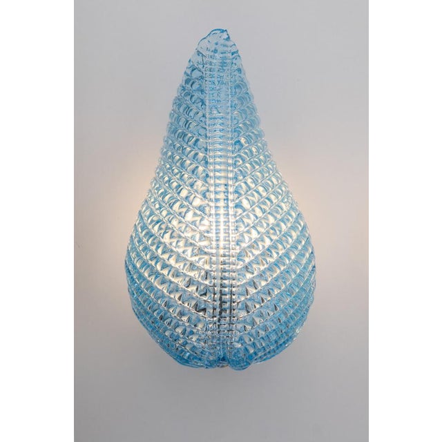 Vintage Art Deco Murano Glass Wall Lamps from Barovier & Toso, 1920s, Set of 2 For Sale - Image 12 of 13