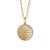 18-karat yellow gold Mother of Pearl 4.50 carats approx. Length 1.1 inch / Width 0.8 inch approx. Chain sold separately