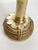 Gae Aulenti Brass and Rattan Candleholder in the style of Gae Aulenti, France, 1970s For Sale - Image 4 of 11