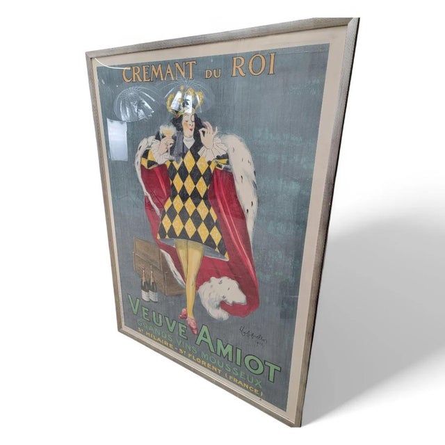 Printmaking Materials Art Nouveau French Leonetto Cappiello Advertising Lithograph Poster, Framed For Sale - Image 7 of 9