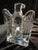 Fostoria Vintage Fostoria #2585 Crystal Eagle Bookends Pair 1940-1943 Art Deco Usa For Sale - Image 4 of 12