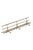 Long Brass Luggage Rack with Hooks For Sale - Image 4 of 11