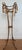 Hollywood Regency Vintage Gilded Cast Iron Fern/Plant Pedestal Stand Rope and Tassel Detail For Sale - Image 3 of 4