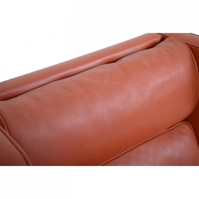 2204 Wing Chair in Cognac Leather by Børge Mogensen, 1990s For Sale - Image 9 of 18