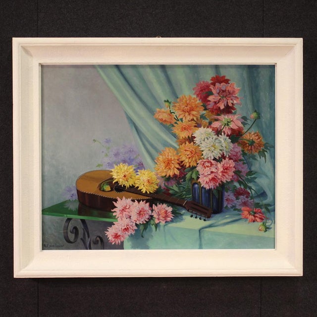 French Artist, Still Life, 1960, Oil on Masonite For Sale - Image 15 of 15