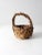 Vintage Twig & Moss Basket For Sale - Image 6 of 11