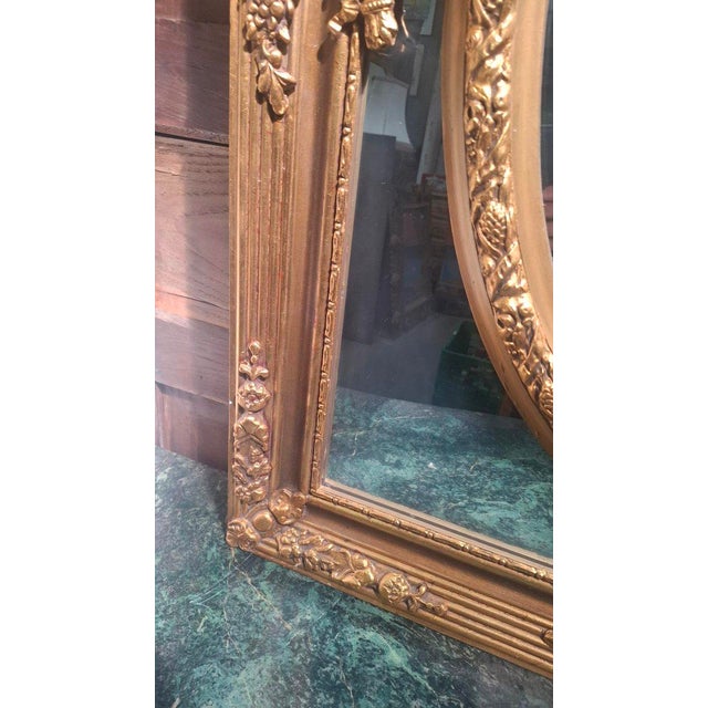 Vintage Louis XV Style Mirror in Plaster, 1970 For Sale - Image 3 of 8