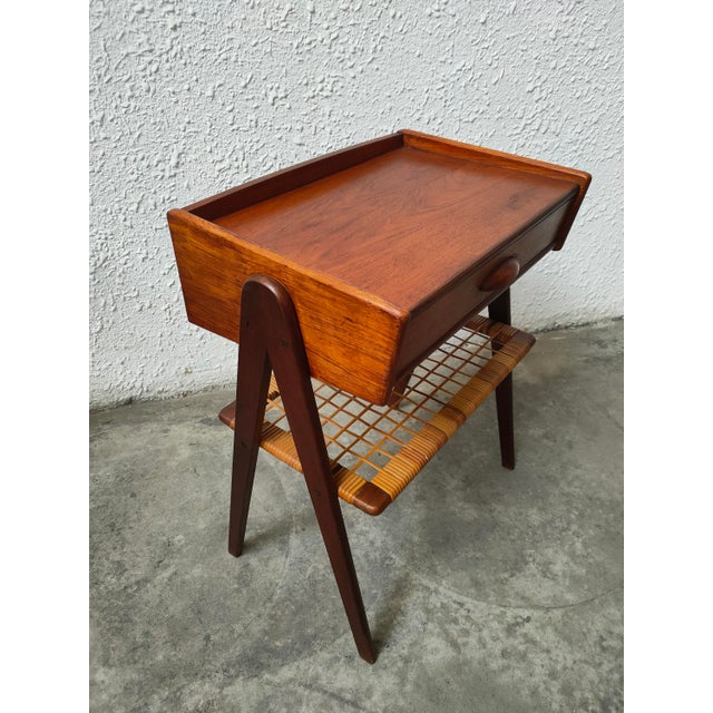 Danish Teak Nightstand by Soren Rasmussen, 1970 For Sale - Image 10 of 15