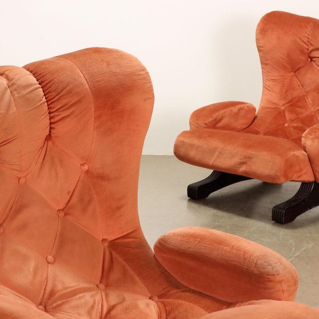 Set of Tecnosalotto Armchairs by Guido Bonzanini, 1950s For Sale - Image 3 of 12