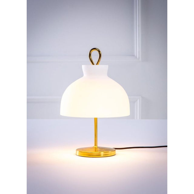 1950s Vintage LTA3 Arenzano Small Model Table Lamp in Brass by Ignazio Gardella for Azucena, 1950s For Sale - Image 5 of 18