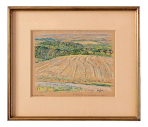 Walter Durac Barnett, Near Compton, Pastel on Paper, Early 1900s