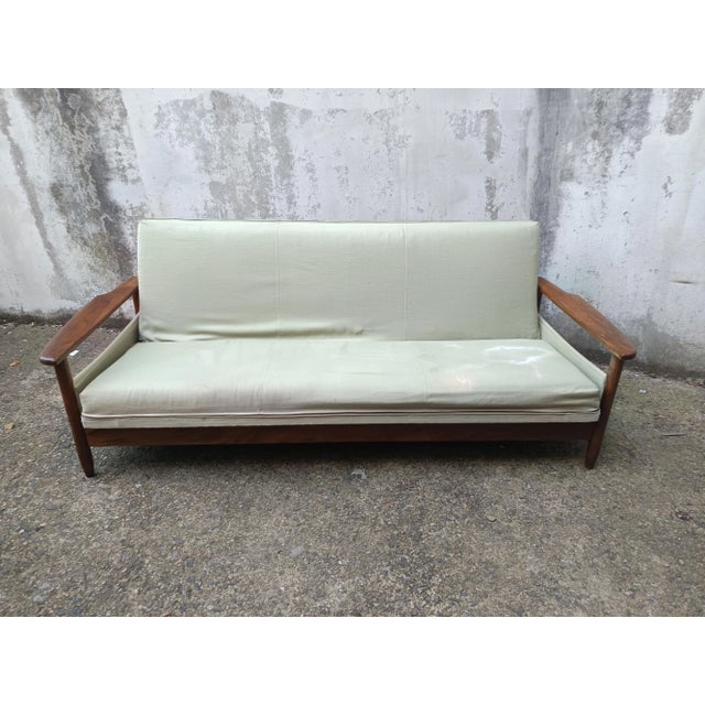1960s Vintage Scandinavian Teak Sofa, 1960s For Sale - Image 5 of 18