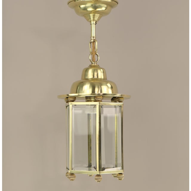 Art Deco Lantern with Cut Lead Crystal, France, 1925 For Sale - Image 10 of 10