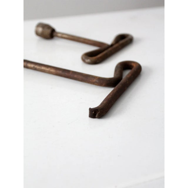 Metal Antique Socket Wrench Set of 2 For Sale - Image 7 of 7