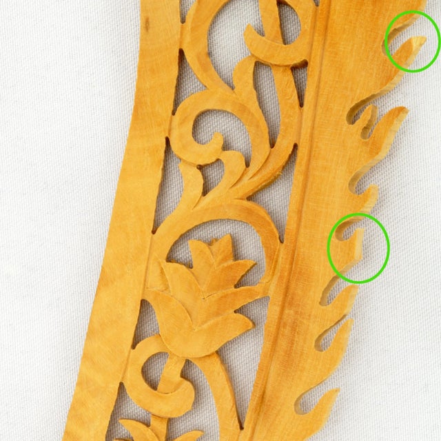 Vintage Chinese Carved Wood Guanyin Statue For Sale - Image 9 of 11