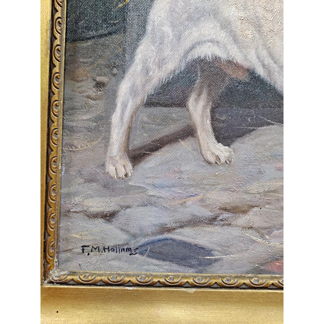 “Jack Russells in a Barn” by f.m. Hollams (1877-1963) For Sale In San Francisco - Image 6 of 7