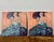 Art Deco Decorative Tiles with Madame Peacock by Gilbert Rumbold, 1980s, Set of 2 For Sale - Image 9 of 13