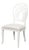 Neoclassical Dining Chairs with Ribbon Backs in White, Sets of 2 For Sale