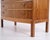 Chest of Drawers in Flamed Walnut and Brass attributed to Ole Wanscher, 1940s For Sale - Image 9 of 13