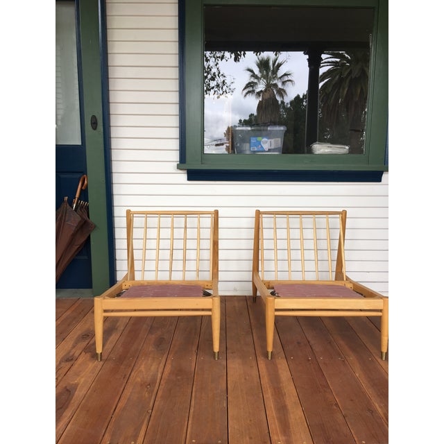 Mid-Century Lounge Chairs - A Pair For Sale In Los Angeles - Image 6 of 7