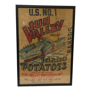Sun Valley Ski Framed Graphix 1950 For Sale