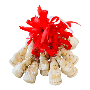 25s Vintage European Angel Christmas Ornaments Figurines